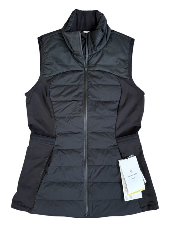 lululemon athletica Jackets & Blazers - Lululemon Down For It All Vest Insulated Full Zip Black Size 6 NWT Primaloft